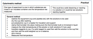 4 Required practical 2 Measurement of an enthalpy change