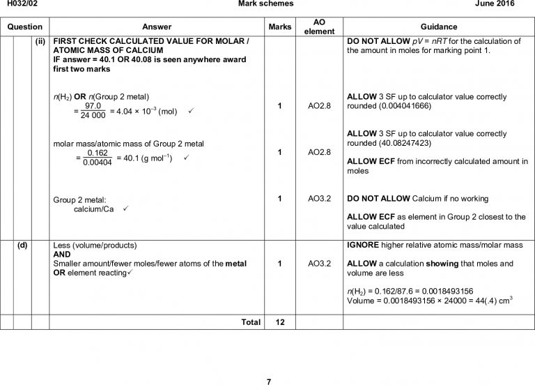 Ocr chemistry a level past papers by topic image