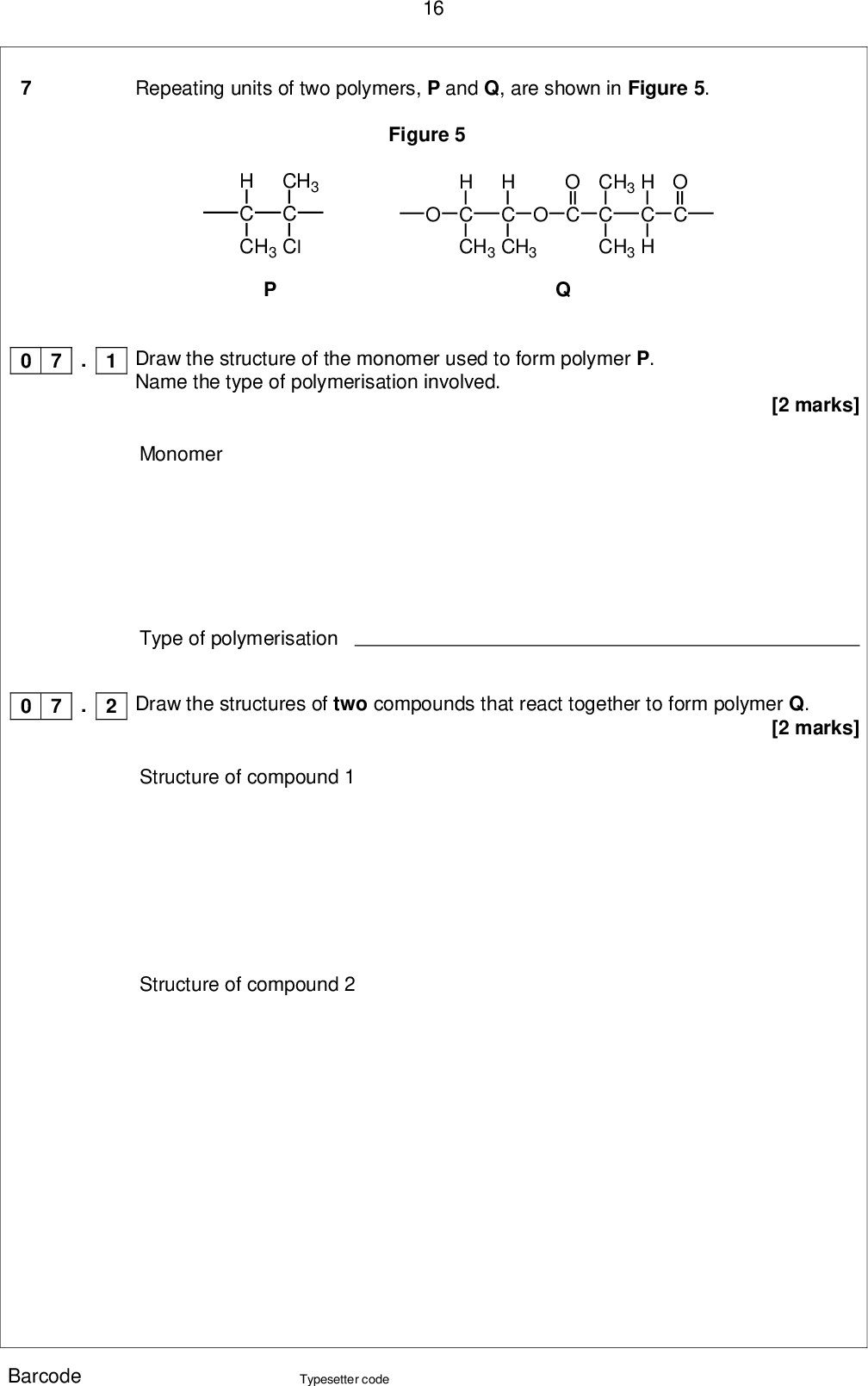 AQA Specimen Paper 2 Q7 (with explained solutions)